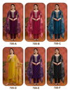 Sitarah 709 Vichitra Silk With Heavy Embroidery Stitch Work Dress Material Wholesalers In Delhi
